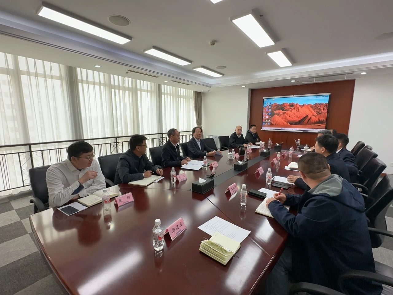 山河智能董事長(zhǎng)付向東帶隊(duì)拜訪中煤地質(zhì)總局、大地特勘公司